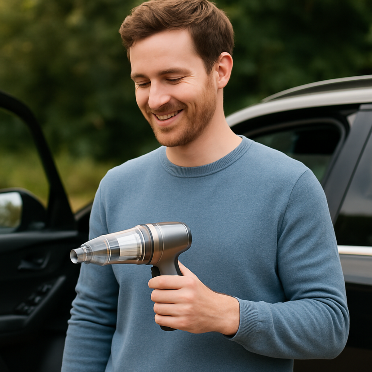 Aspirateur Voiture Sans Fil – Voiture Propre en 5 Minutes