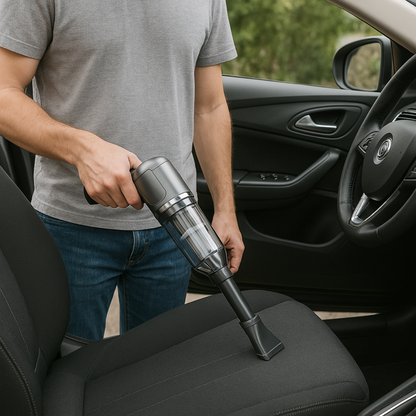 Aspirateur Voiture Sans Fil – Voiture Propre en 5 Minutes