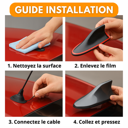Antenne Shark – Look Sportif et Meilleure Réception Radio