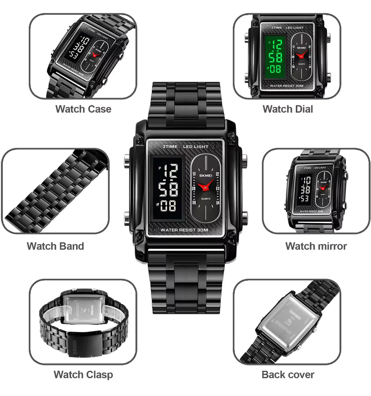 ⌚ Montre Élégante Multifonctionnelle Étanche Pour Hommes