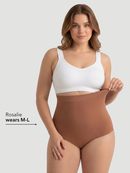 Culotte Gainante Taille Haute – Ventre Plat, Ne Glisse Pas