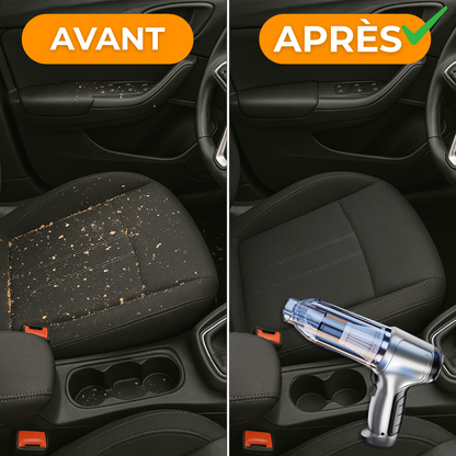 Aspirateur Voiture Sans Fil – Voiture Propre en 5 Minutes