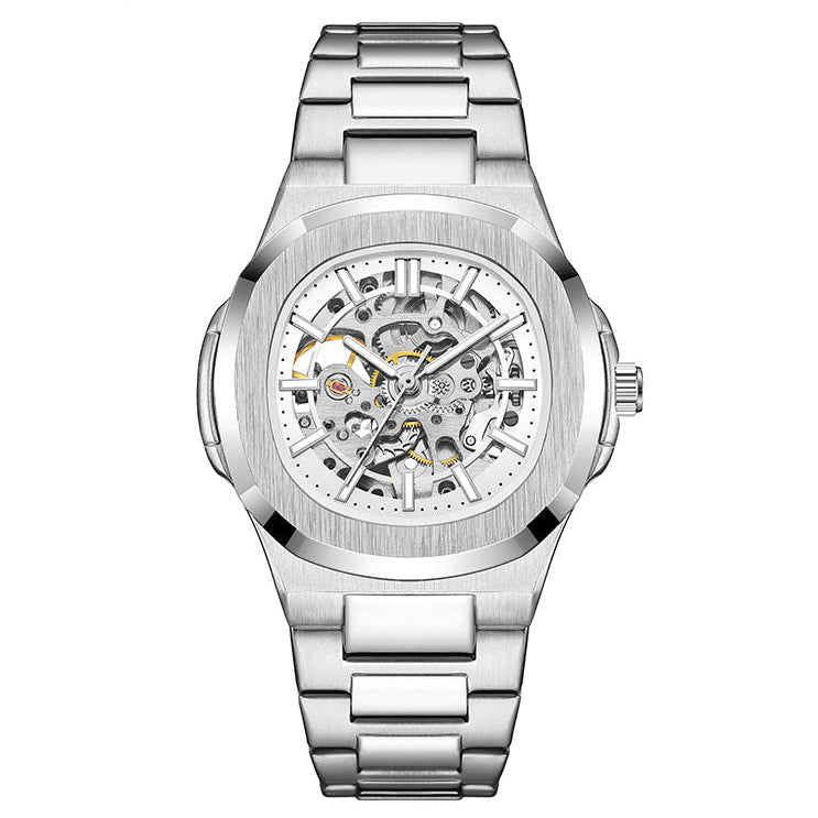 Montre Automatique Squelette – Mécanisme Visible, Allure Premium