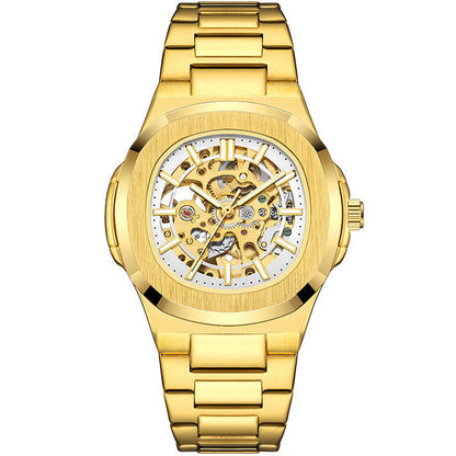 Montre Automatique Squelette – Mécanisme Visible, Allure Premium