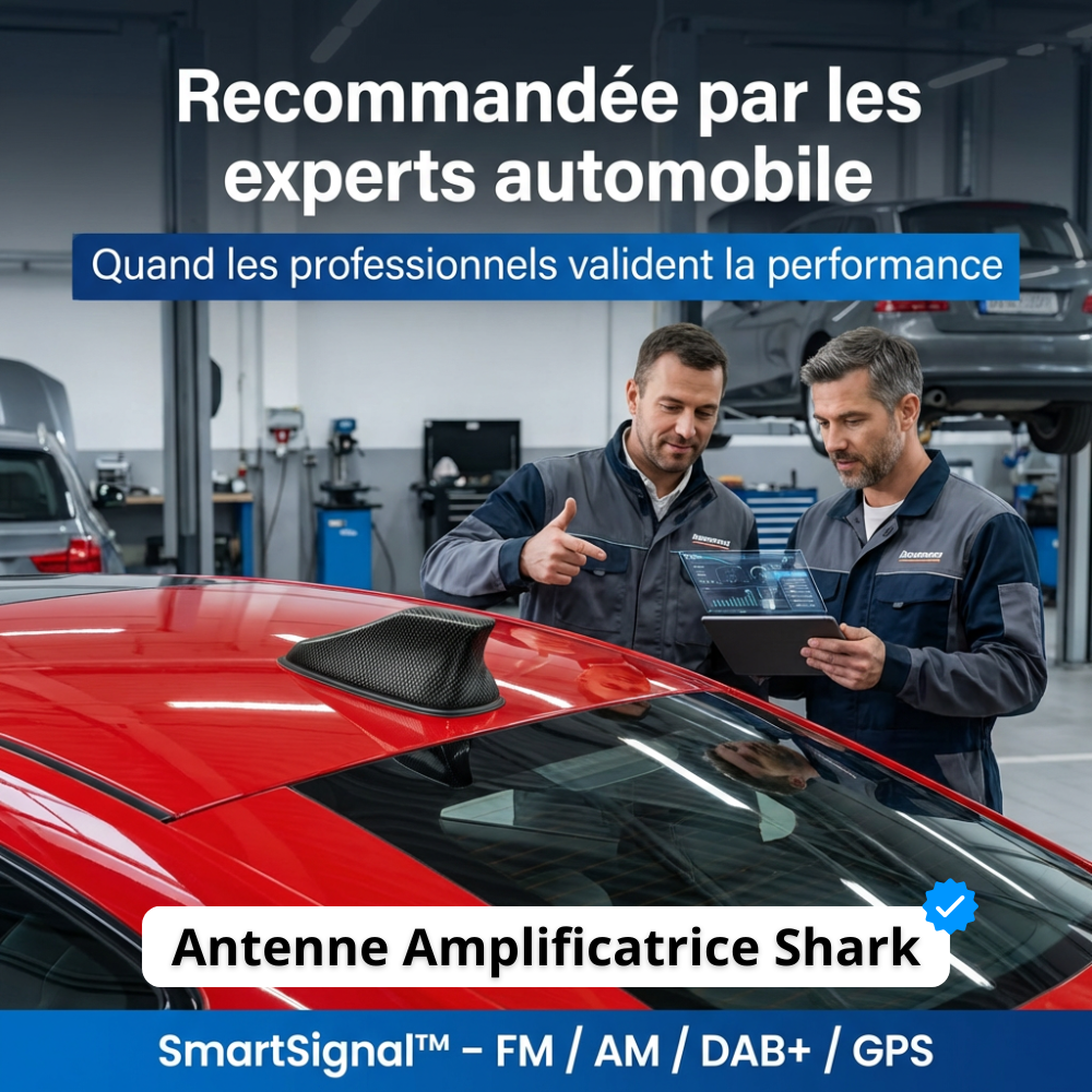 Amplificateur Antenne Voiture Shark – Meilleure Réception Radio