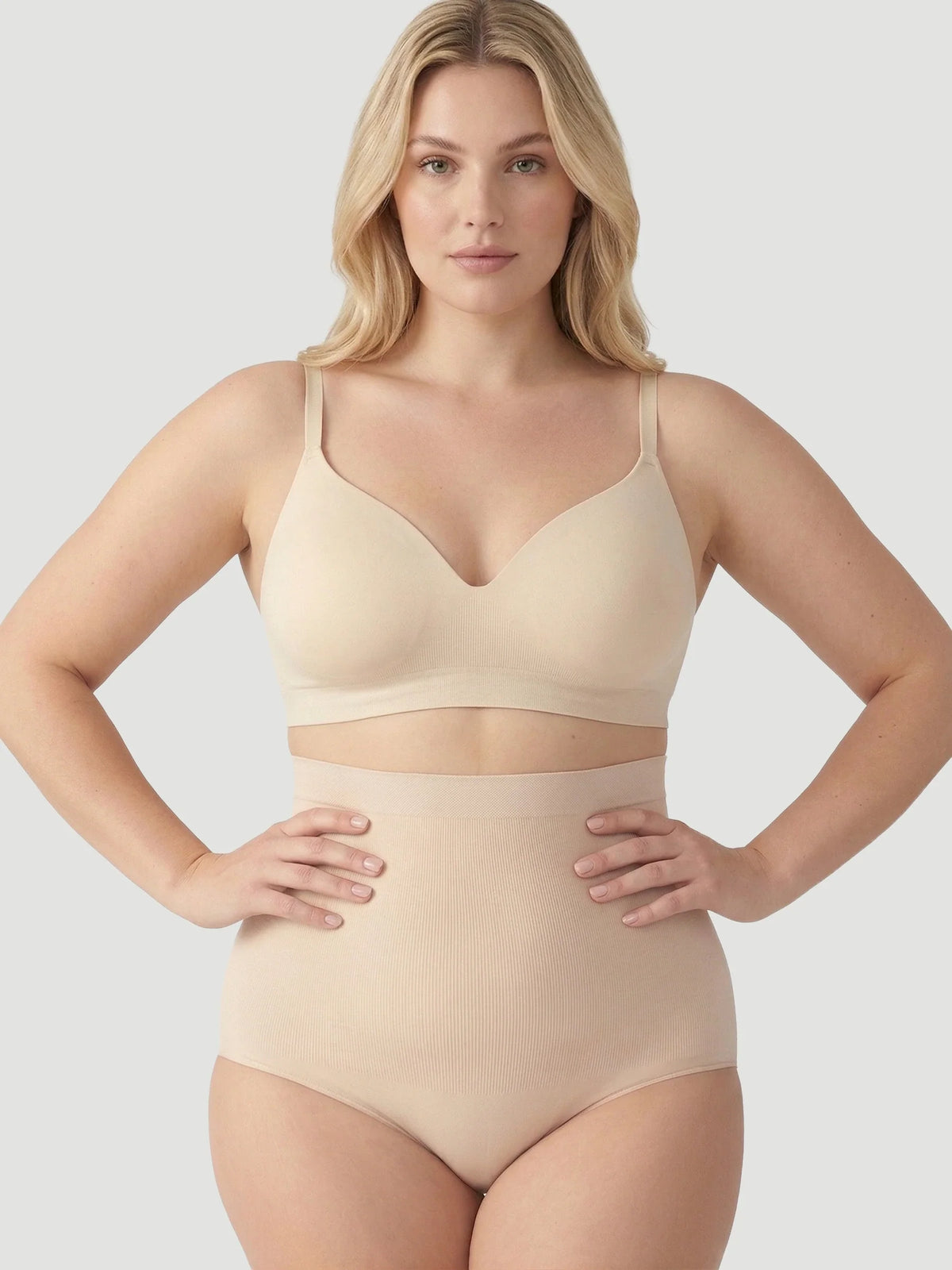 Culotte Gainante Taille Haute – Ventre Plat, Ne Glisse Pas