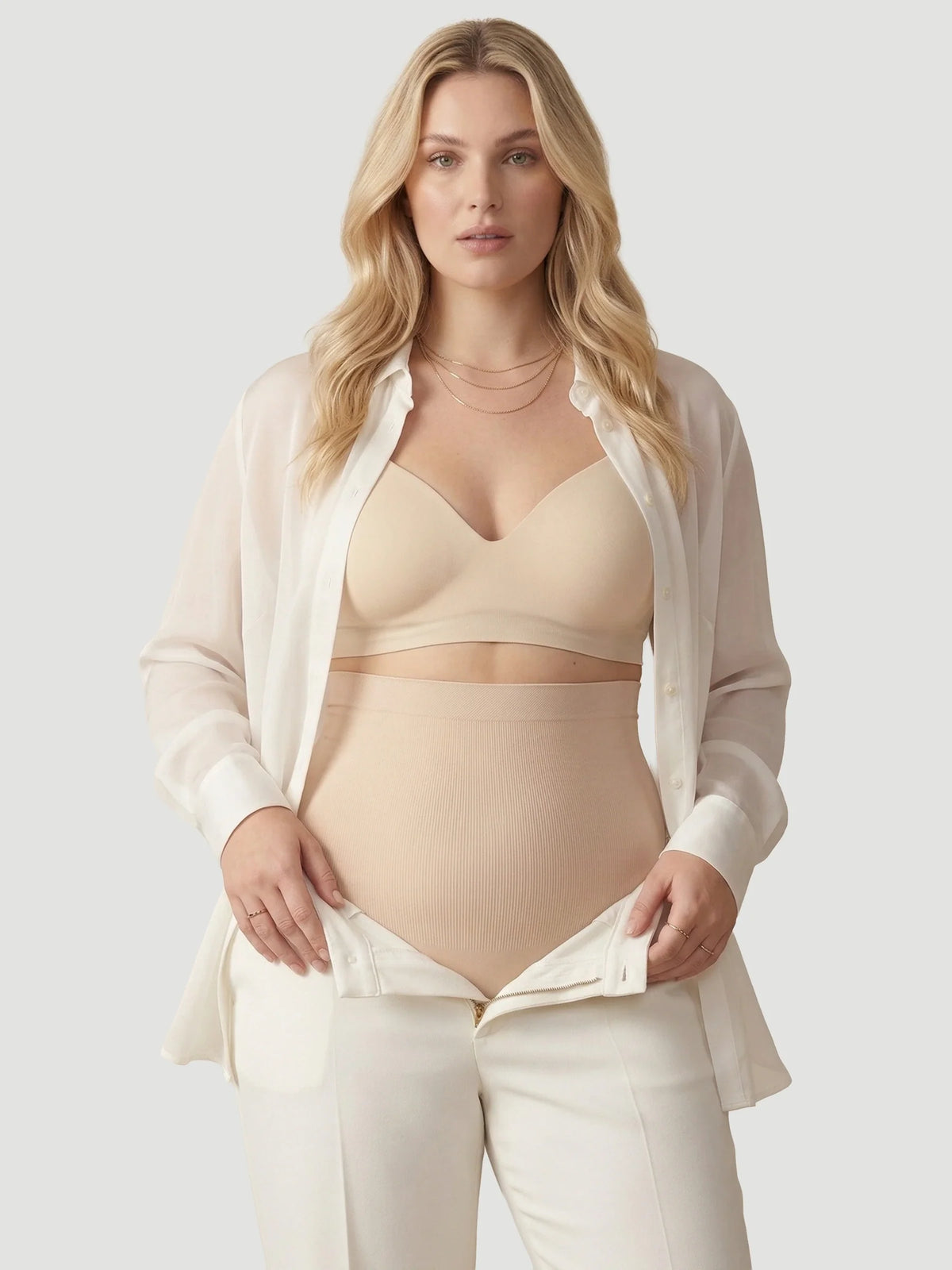 Culotte Gainante Taille Haute – Ventre Plat, Ne Glisse Pas