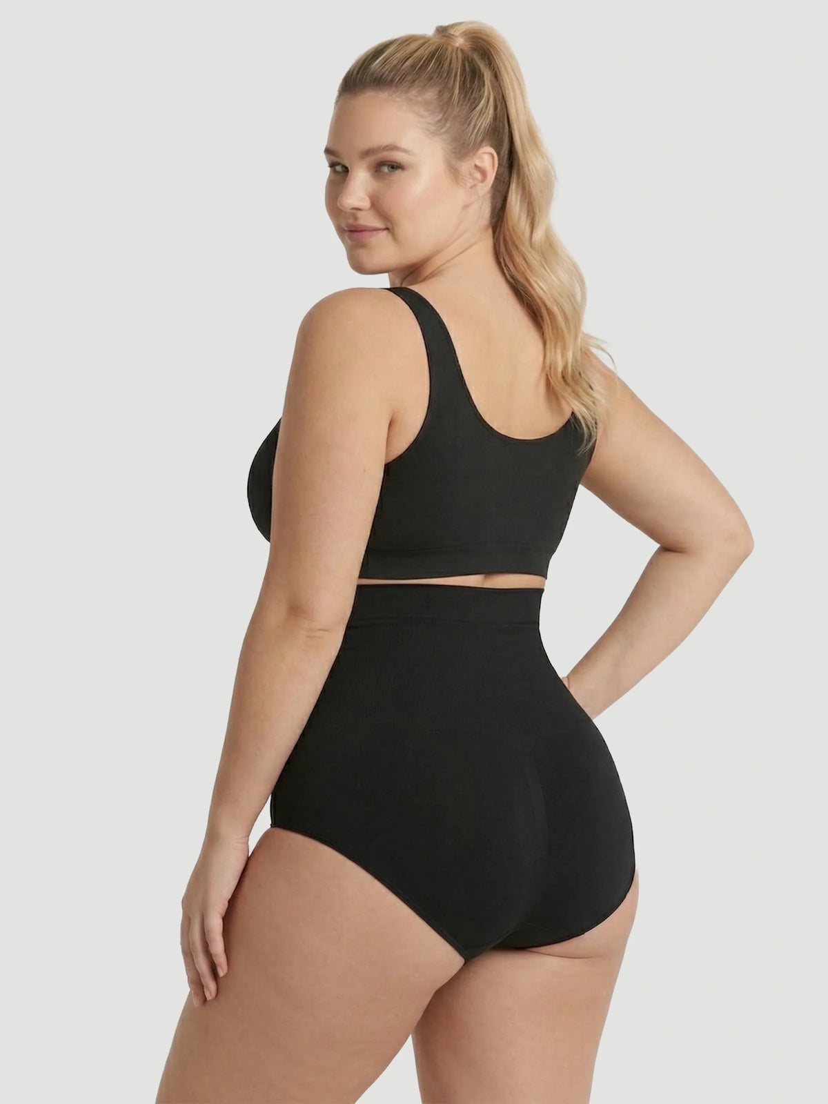 Culotte Gainante Taille Haute – Ventre Plat, Ne Glisse Pas